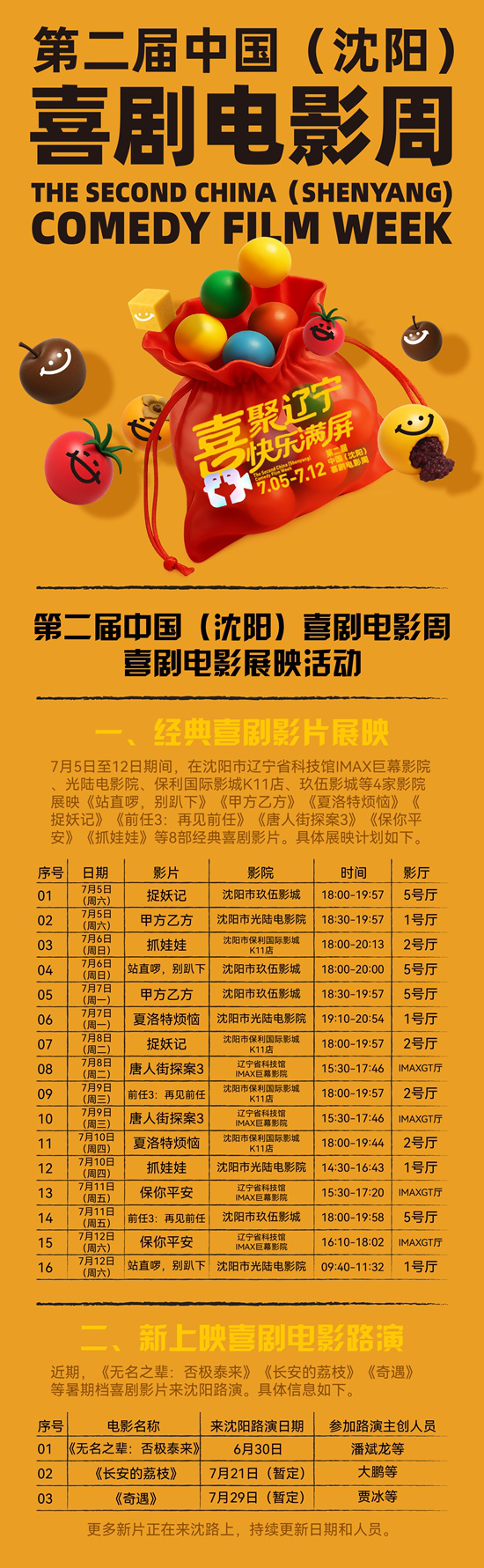 沈阳喜剧盛宴：130部影片线上线下笑不停 -1